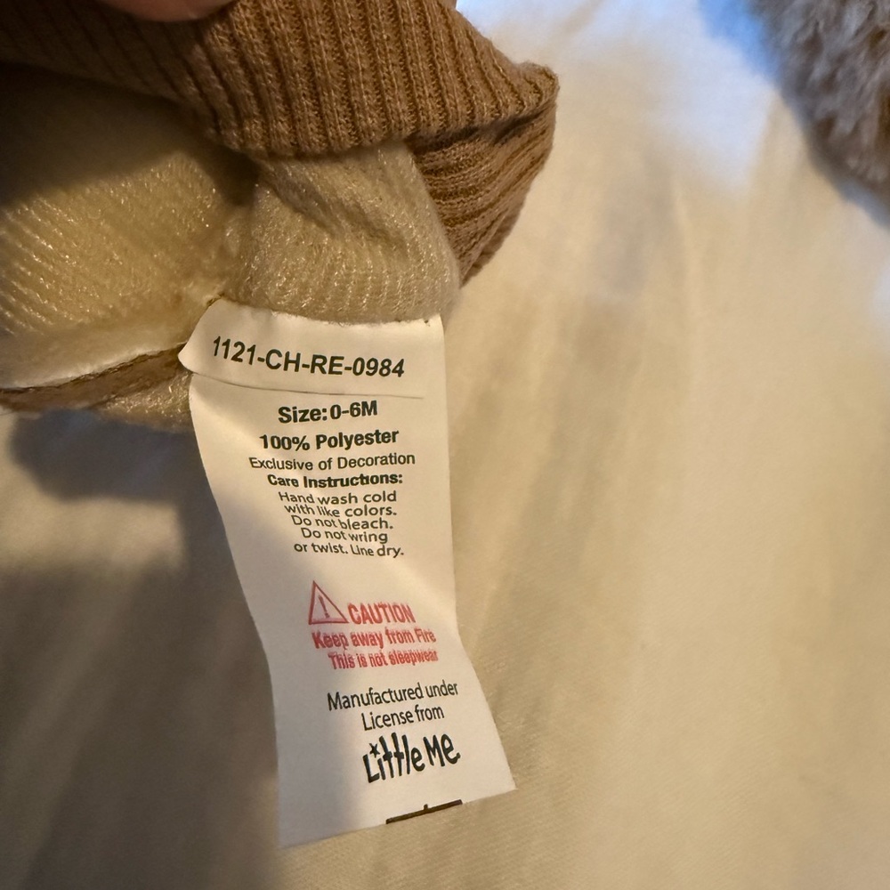 NWOT Little Me Baby Bear slippers - Picture 3 of 3